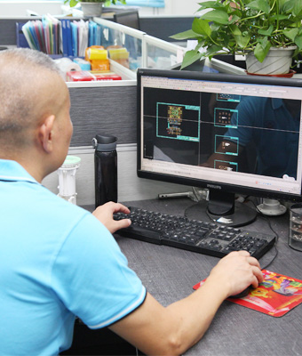 Customized processing with supplied drawings and samples